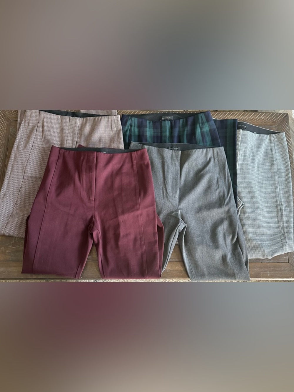 Ann Taylor Bundle of 5 Mixed Color Dress Pants - Size 4